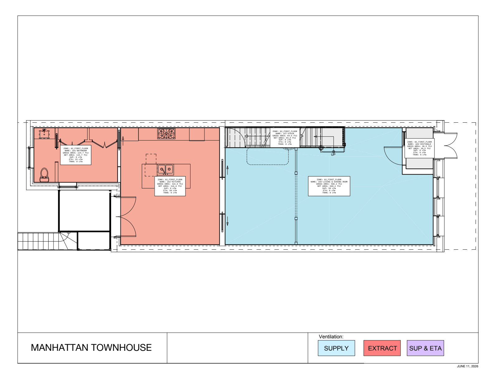 First Floor mechanical plan