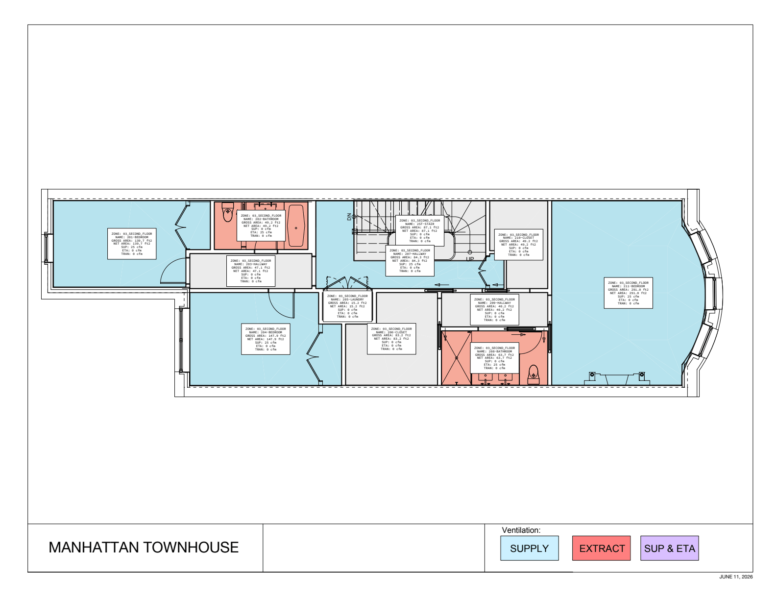 Second Floor mechanical plan